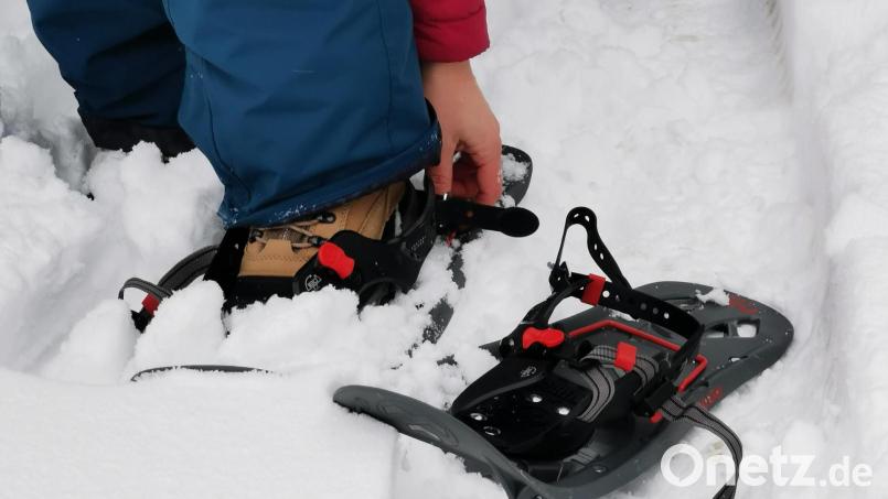 Eine Winterwanderung auf Schneeschuhen ist ein besonderes Vergnügen. Bei der Stadt Schönsee gibt es Leihschuhe und Tipps für geeignete Touren. Bild: Portner