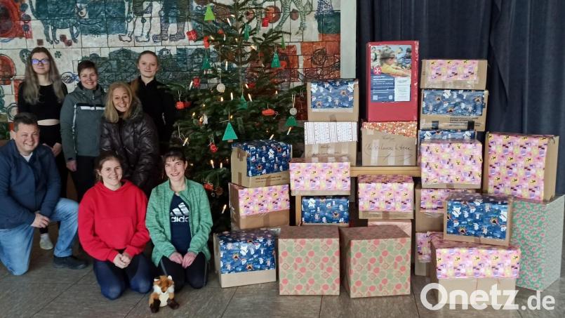 30 Pakete für die Ärmsten der Armen hat die TSG-Aktiv zu Weihnachten gesammelt und zur Sammelstelle gebracht. Bild: soj