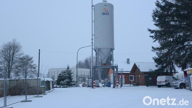 In dem Bereich hinter dem Salzsilo soll das Pumpwerk gebaut werden. Bild: bey