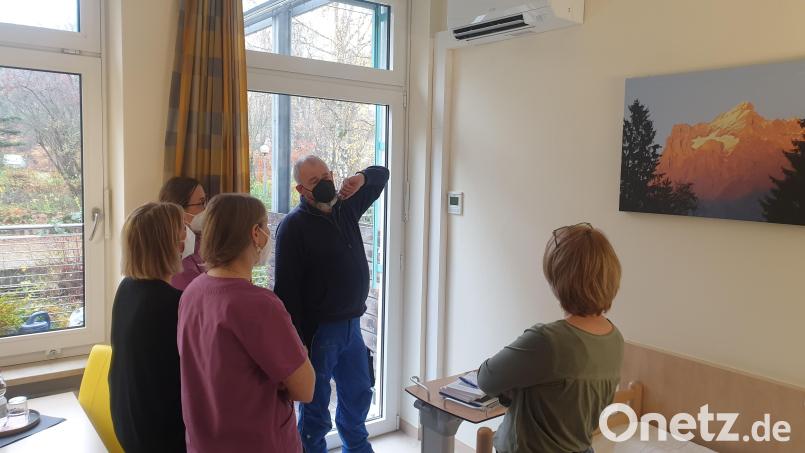 Im Hospiz St. Felix verfügen die Krankenzimmer nun über Klimaanlagen. Bild: Andrea Storch/exb