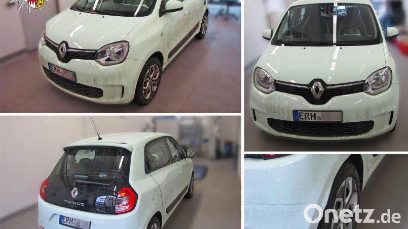 Die Ermittler bitten gezielt um Hinweise zu einem Renault Twingo, der im Zusammenhang mit dem Verschwinden von Alexandra R. stehen könnte. Bild: Polizeipräsidium Mittelfranken