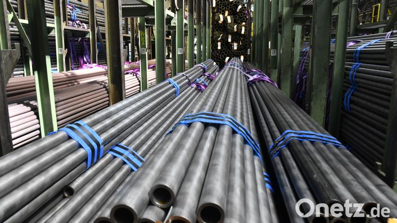Die Zukunft des Rohrwerks soll sich jetzt weiter positiv entwickeln. Kurzfristig lief die Produktion mit etwa 800 Tonnen Rohren bereits wieder an. Archivbild: Petra Hartl