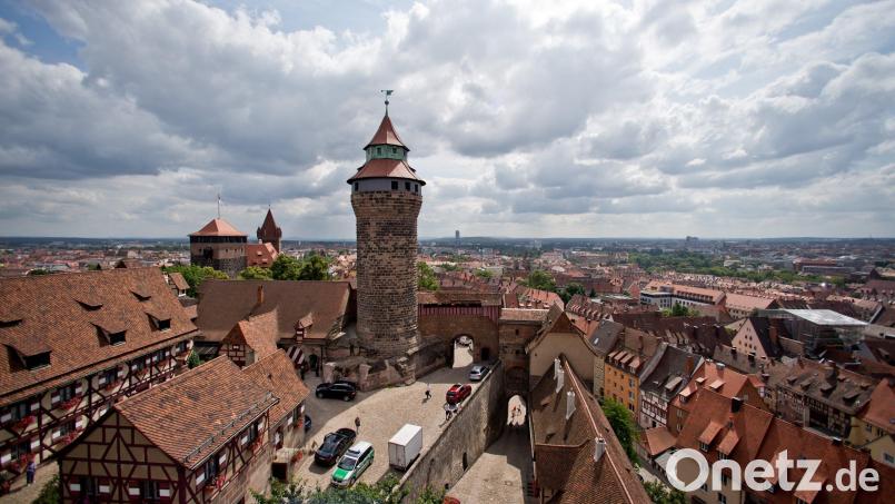 Blick auf die Kaiserburg in Nürnbergs Altstadt. Symbolbild: Daniel Karmann