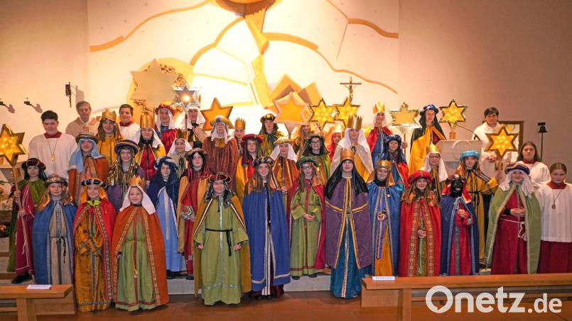 Die Sternsinger der Pfarrei St. Sebastian Waldthurn. Bild: fvo
