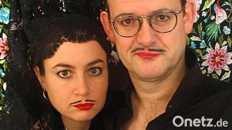 Sabine Fischmann und Michael Quast von der Fliegenden Volksbühne Frankfurt Rhein-Main. Bild: Sarah Groß/exb