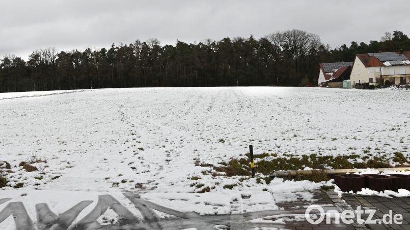 Am östlichen Ende der Wiesenstraße in Speckshof beginnt das neue gut 2,5 Hektar große Baugebiet „Speckshof Auf der Leite II“. Bild: gf