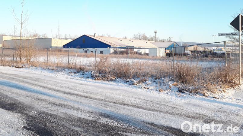 Mit einem Bauzaun abgesichert ist seit einiger Zeit das Grundstück an der Mitterteicher Straße 4 in Waldsassen. Dort soll der neue Edeka-Markt entstehen, unmittelbar neben dem bestehenden. Bild: pz