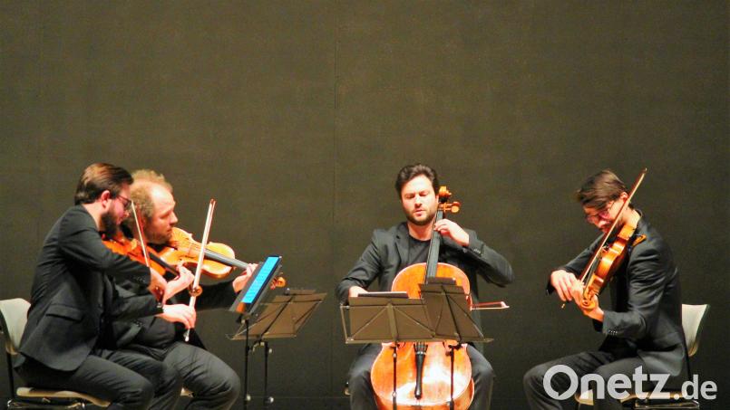 Das Goldmund-Quartett begeistert restlos bei den Weidener Meisterkonzerten. Bild: stg