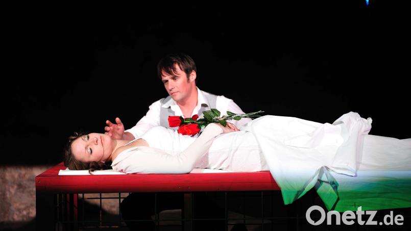 Michelle Kapitány lernte bei der Inszenierung von &quot;Romeo und Julia&quot; ihren jetzigen Mann János Kapitány kennen. Bild: Jochen Schwab
