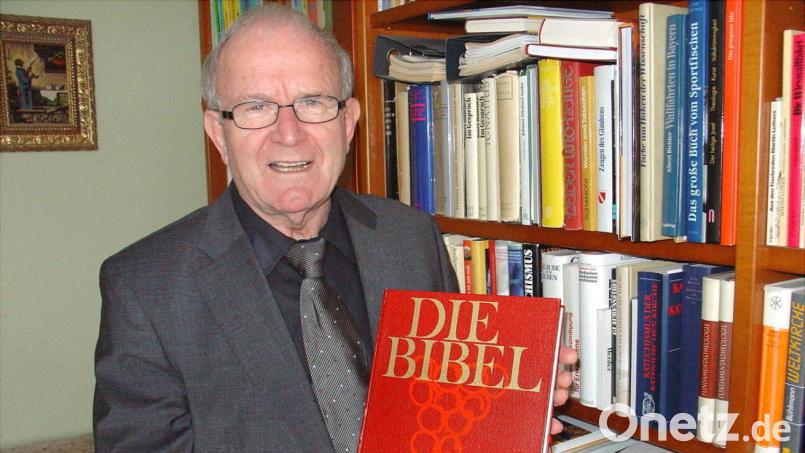 Egid Mühlbauer kurz vor seinem 80. Geburtstag. Archivbild: zer