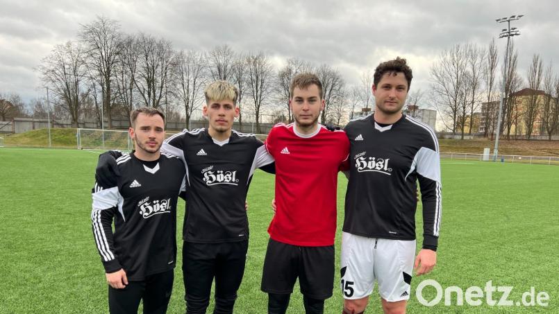 Matej Majka (von links), Kerim Araci, Danjel Smekal und Slavomir Strmiska sollen beim Fußball-Landesligisten SV Mitterteich die verletzungsbedingten Ausfälle kompensieren. Bild: Rainer Fachtan/exb
