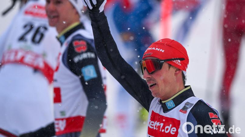 Eric Frenzel will auch in Planica wieder jubeln. Bild: Hendrik Schmidt/dpa