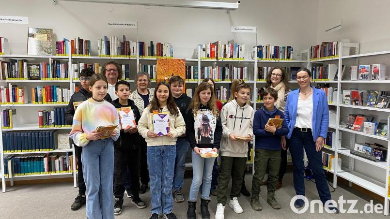 Zehn Schüler traten beim Vorlesewettbewerb an und wollten sich für den Bezirksentscheid qualifizieren. Bild: Christin Präßler/exb