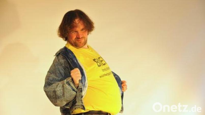 Bernhard Neumann spielt &quot;Stefan&quot; in &quot;Ladies Night&quot; 2015. Bild: Jochen Schwab