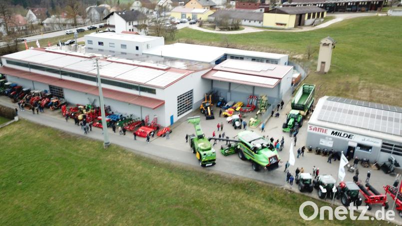 Das Milde-Firmengelände in Gebenbach. Bild: exb