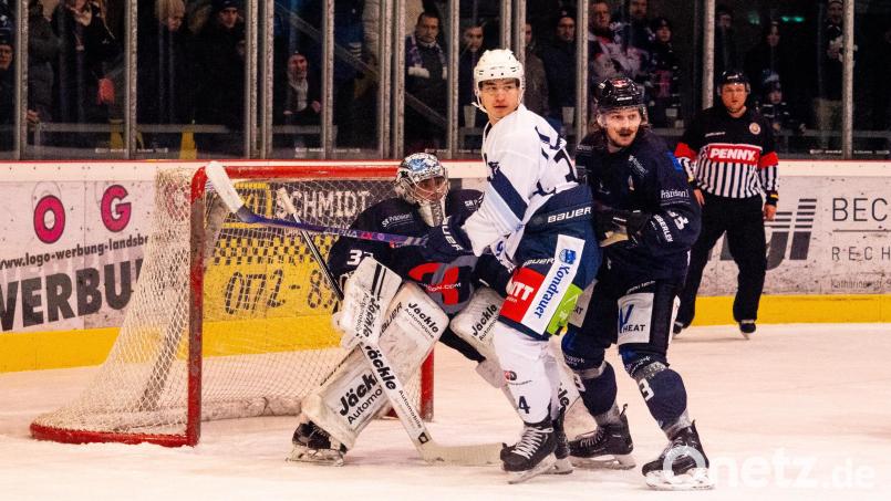 Die Landsberg Riverkings ziehen sich aus der Oberliga zurück. Hier ein Bild aus dem Spiel gegen die Blue Devils. Archivbild: gb