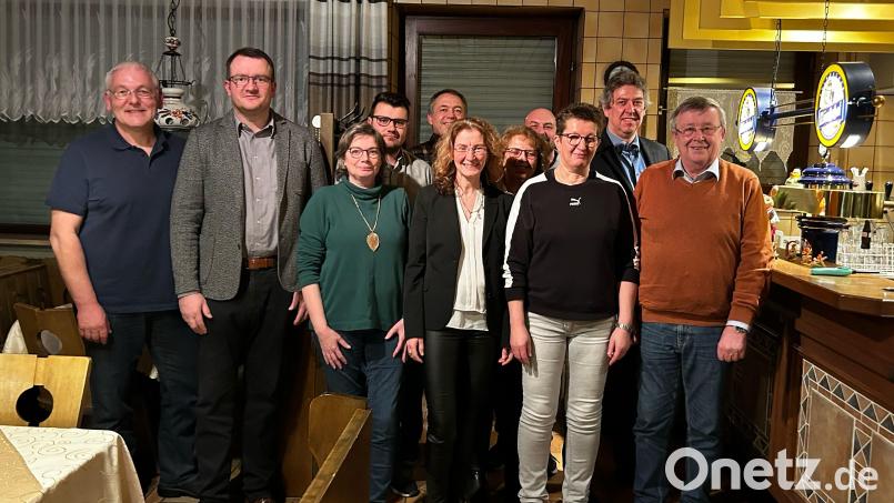 Die Funktionsträger des CSU-Ortsverbands Königstein-Hirschbach nach den Neuwahlen. Bild: Klaus Hafner/exb