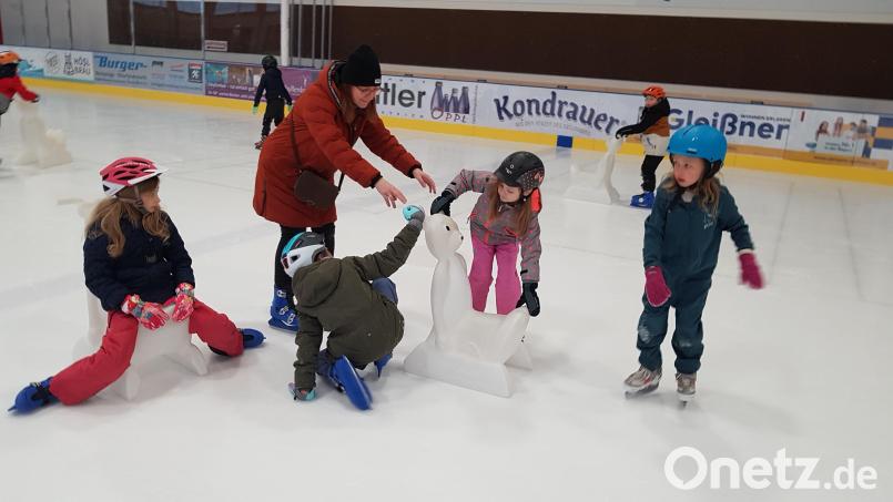 Der Ausflug in die Eishalle kam ausgezeichnet an. Bild: Jobst-vom-Brandt-Schule/exb