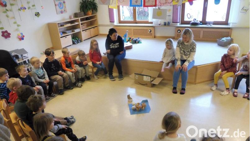 &quot;Vom Ei zum Küken&quot; lautete das Thema der Projektwochen im Gutenecker Kindergarten. Bild: Rohrwild/exb