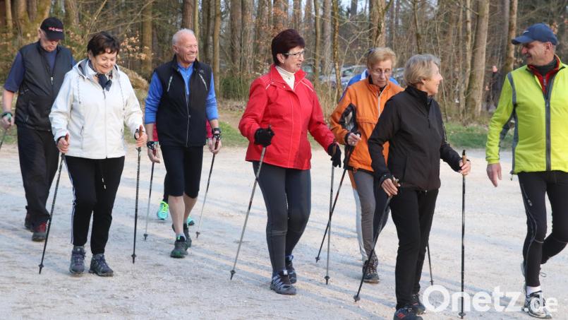 Gewalkt und gelaufen wird im TV-Lauftreff ab sofort wieder jeden Freitag getreu dem Motto: &quot;Es gibt kein schlechtes Wetter, sondern nur eine schlechte Ausrüstung.&quot; Archivbild: mfh