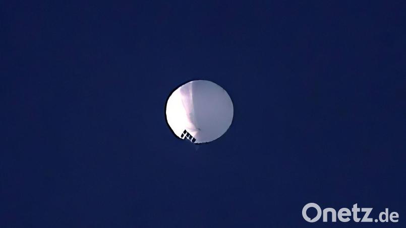 Der chinesische Ballon soll Daten über US-Militärstandorte gesammelt haben. Bild: Larry Mayer/The Billings Gazette/AP/dpa