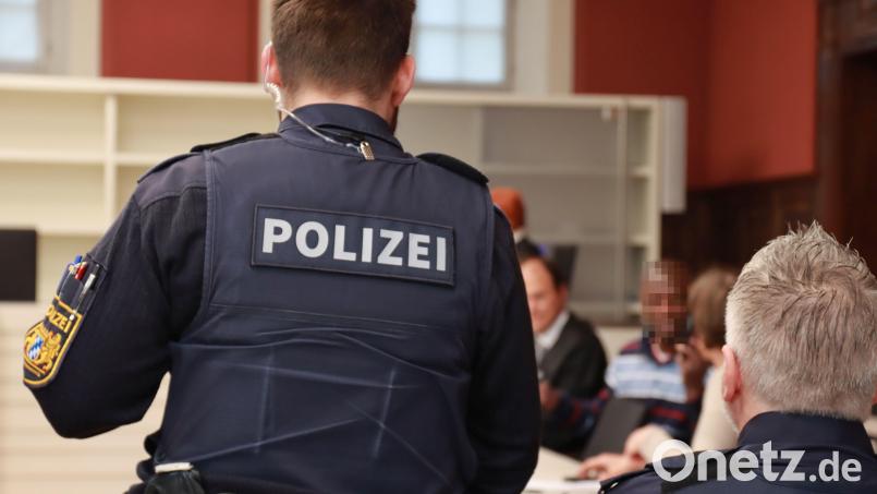 Der Angeklagte mit seinem Verteidiger Gunther Haberl und der Dolmetscherin vor dem Amberger Landgericht. Bild: olr
