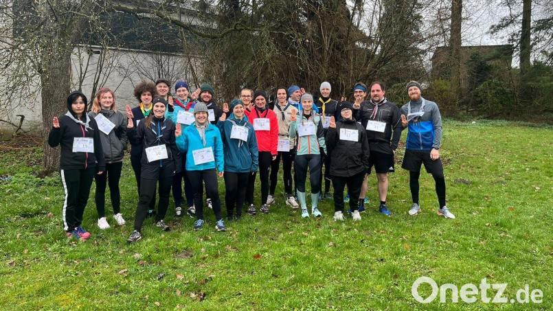 Die Gruppe der Pfadfinder sammelte bei einem Lauf 600 Euro an Spendengelder für die Seenotrettungsorganisation Sea-Watch. Bild: Darline Feuerer-Lewerenz/exb