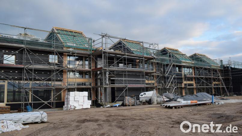 Bei der Kindertagesstätte &quot;Storchennest&quot; haben sich die Arbeiten in den Innenbereich verlagert.Der Stadtrat vergibt dafür mehrere Gewerke. Bild: bnr