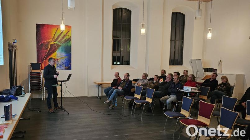 Zum Thema &quot;Sind wir noch zu retten?&quot; sprach Uwe Seidel auf Einladung des Bund Naturschutz. Bild: Pracht/exb