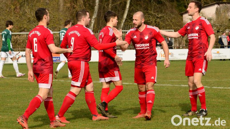 Die Pfreimder Spieler wollen auch nach dem Spiel gegen Waldkirchen jubeln. Bild: ham