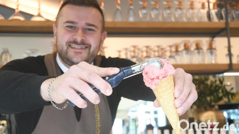 1,60 Euro kostet eine Kugel Eis im Eiscafé Dolce Vita in Weiden. Die Preise in den anderen Eisdielen in der Region liegen auf einem ähnlichen Niveau – und damit höher als in der vergangenen Saison. Bild: Gabi Schönberger