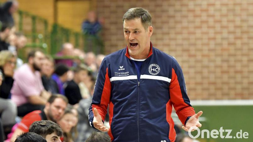 Christian Rohrbach, Trainer des HC Sulzbach, war frustriert nach der Niederlage in Marktsteft. Archivbild: Hubert Ziegler