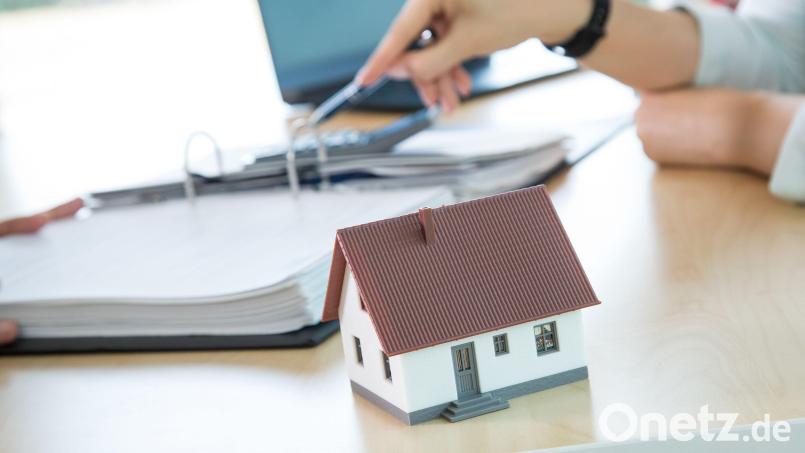 Die Immobilienpreise sinken. Grund: die gestiegenen Zinsen. Diese haben sich binnen eines Jahres vervierfacht. Bild: Christin Klose