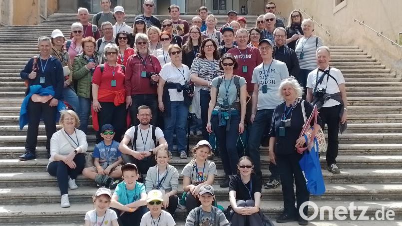 Die Kolpingsfamilie Grafenwöhr bei ihrer Pilgerreise nach Rom. Bild: rgr