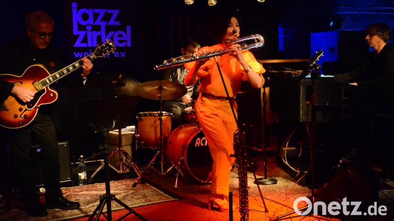 Isabelle Bodenseh und ihr Quartett begeisterten beim Jazz-Zirkel im &quot;Bistrot Paris&quot;. Bild: Kunz