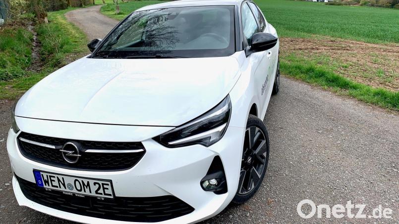 Ein E-Auto vor der Kulisse der Stadt Weiden. Auch hier hat die Zahl der Fahrzeuge mit Elektromotor zuletzt deutlich zugenommen. Bild: Gabi Schönberger