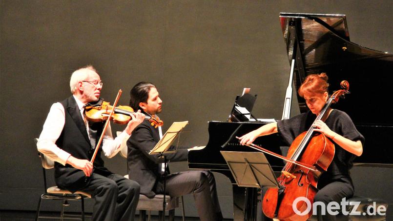 Weltklasse-Geiger Gidon Kremer servierte den Zuhörern gemeinsam mit Cellistin Giedré Dirvanauskaité und dem jungen lettischen Pianisten Georgijs Osokins ein hochklassiges Programm Bild: stg