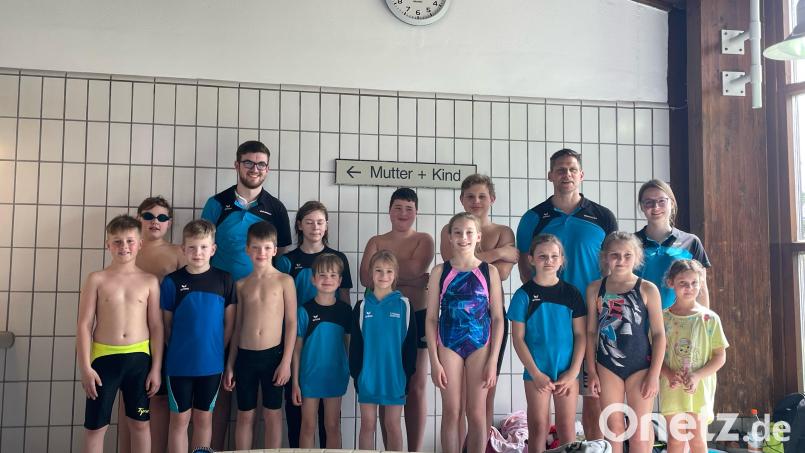 Die Schwimmabteilung im Turnverein Waldsassen mischt nach der langen Corona-Pause wieder im Wettkampfgeschehen mit. Bild: Turnverein Waldsassen/exb