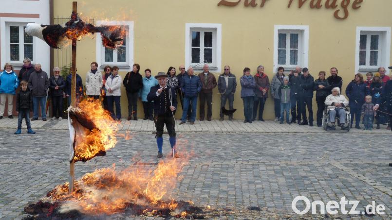 2019 trieben die Birgländer in Rosenberg den Winter aus. Dabei entstand diese Aufnahme. Archivbild: rlö