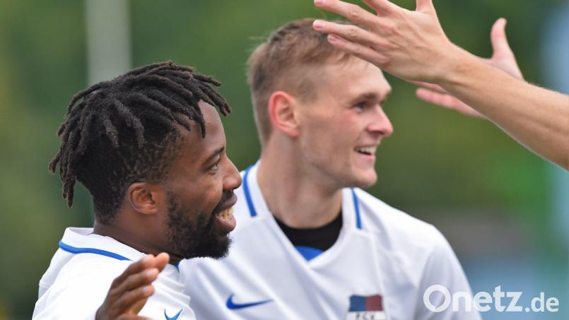 Der FC Vorbach hofft in Haidenaab auch auf die Torjägerqualitäten von Sopuruchukwu Eleazu . Bild: Büttner, Gerhard
