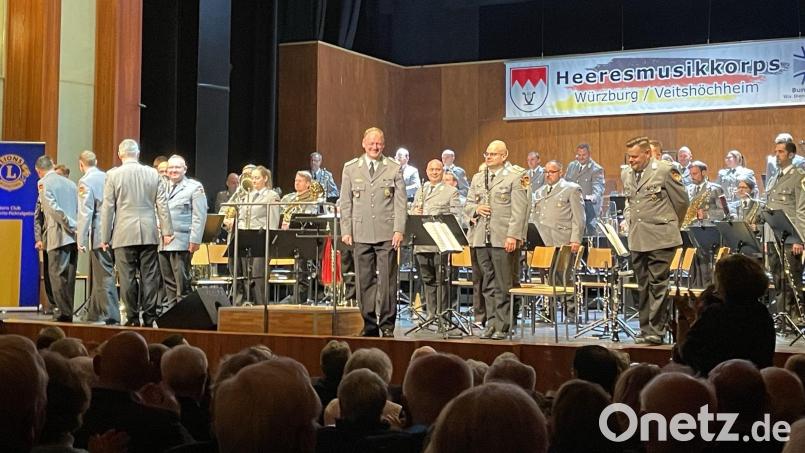 Ein Erlebnis war das Benefizkonzert des Heeresmusikkorps Veitshöchheim. Bild: Lions-Club Marktredwitz/exb