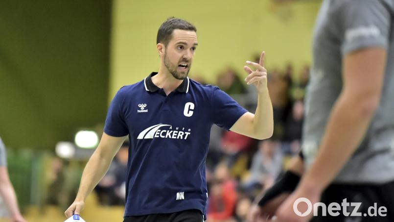 Nicholas Neupert, der Trainer der SG Auerbach/Pegnitz. Bild: Hubert Ziegler