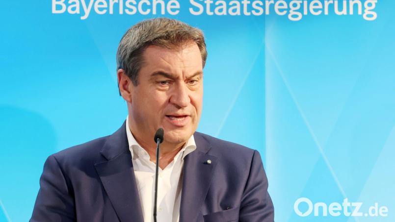 Markus Söder (CSU), Ministerpräsident von Bayern, spricht bei einer Pressekonferenz. Archivbild: Bodo Schackow/dpa