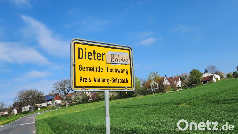 Kleiner Gag zum Wochenanfang: Dietersberg wurde vorübergehend umbenannt. Bild: Polizeiinspektion Sulzbach-Rosenberg