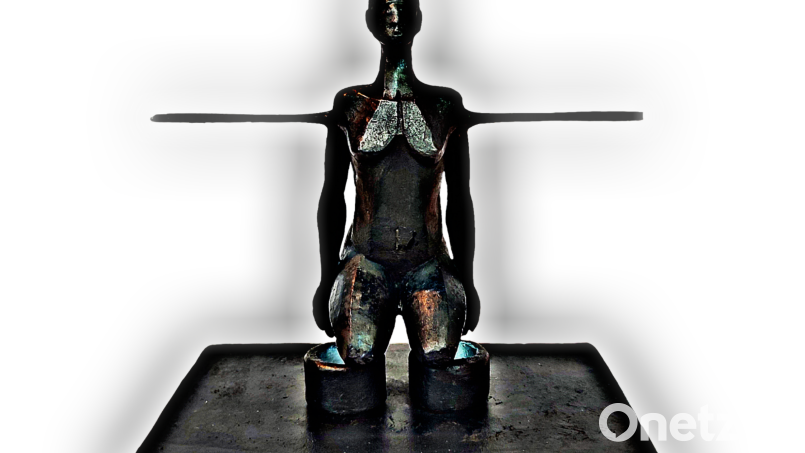 Hanna Regina Ubers Skulpturen-Serie &quot;NEXUS&quot; thematisiert die prägende Wechselwirkung zwischen Mensch und Raum. Bild: Hanna Regina Uber/exb