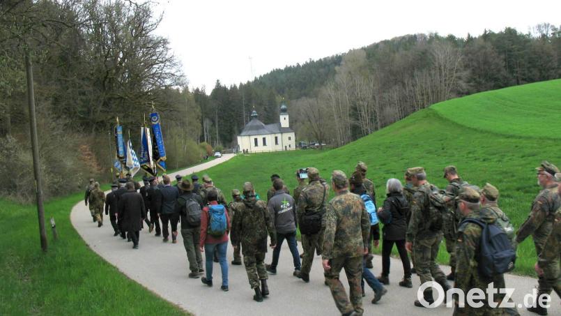 Kurz vor dem Ziel der Wallfahrtskirche „Maria Hilf“. Bild: bkr