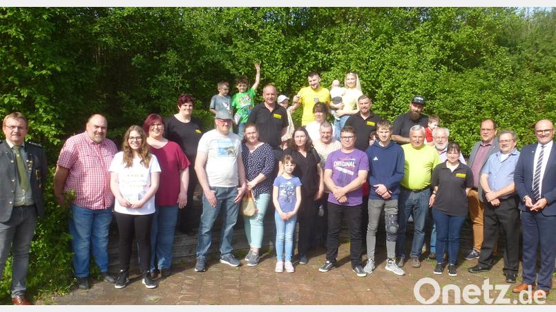 Um die Neubürger in der Kommune zu integrieren, hatten Bürgermeister und Vereine einen kleinem Empfang organisiert. Bild: mad