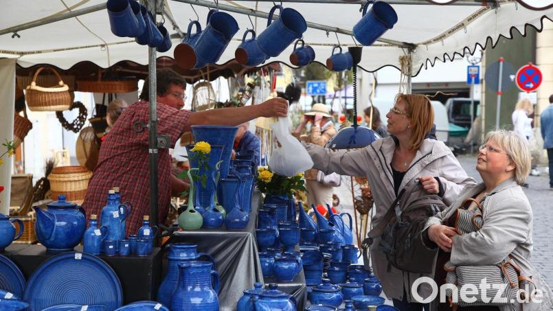 Hat der Krüglmarkt in Amberg eine Zukunft? Veranstalter Anno Stock hat das jetzt entschieden. Archivbild: Wolfgang Steinbacher