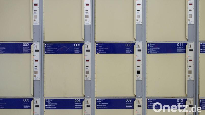 In einem Schließfach für das Gepäck von Reisenden am Bahnhof in Regensburg wurde eine Urne mit sterblichen Überresten gefunden. Symbolbild: Gregor Fischer/dpa