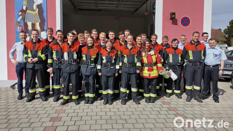 Feuerwehren aus Garsdorf, Hausen und Zant arbeiten bei ihrer Ausbildung zusammen. Bild: Andreas Pechtl/exb